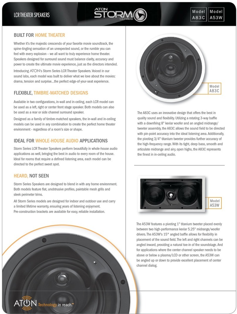 ATON Storm A53W Specification sheet