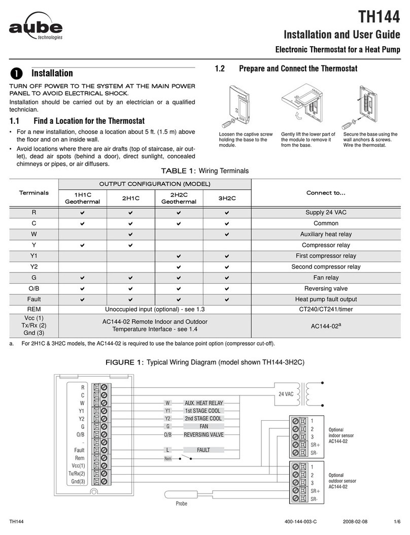Aube Technologies TH144 User manual
