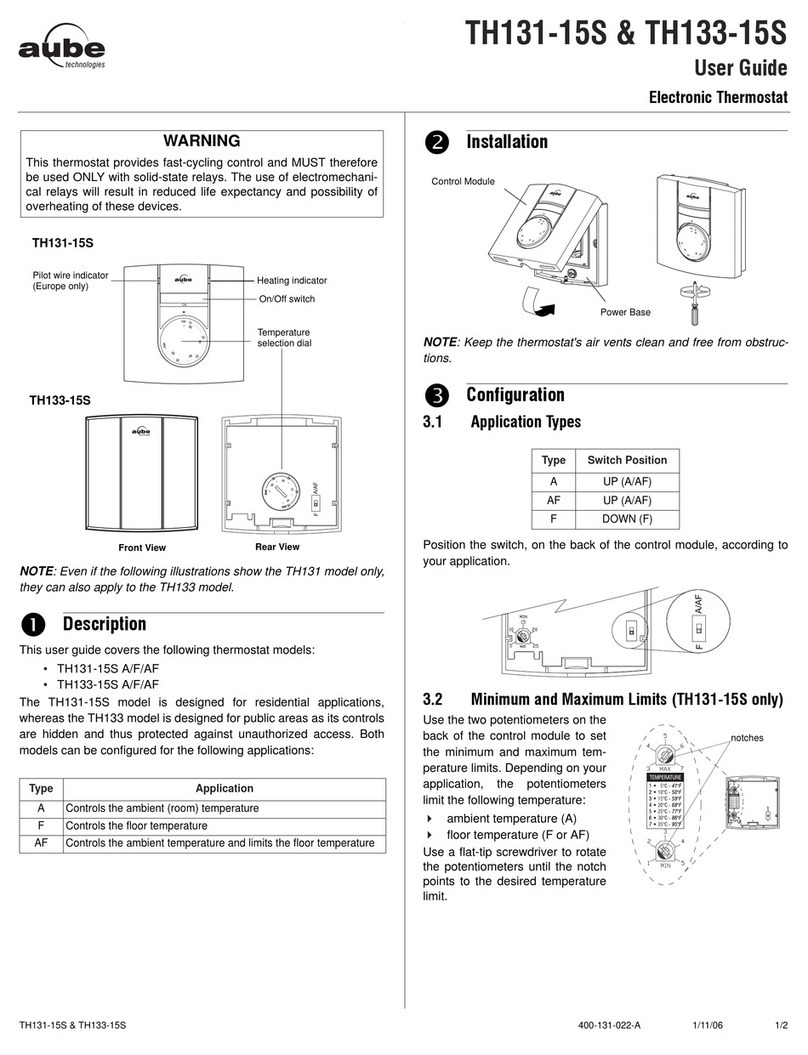 Aube Technologies TH131-15S User manual