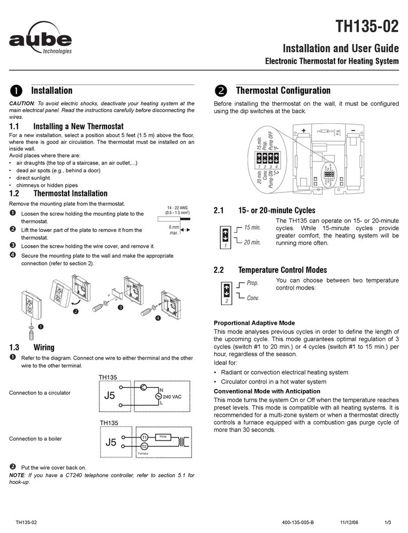 Aube Technologies TH135-02 User manual