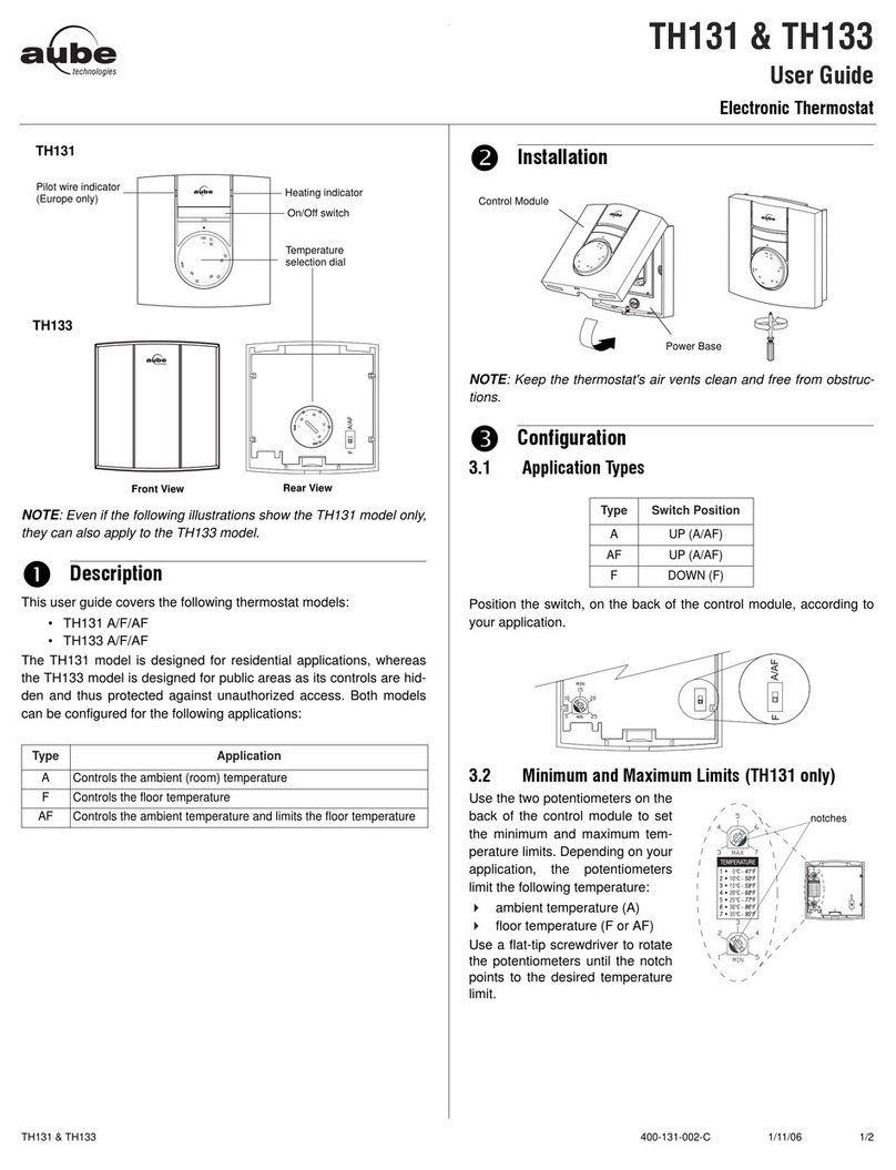 Aube Technologies TH131 User manual