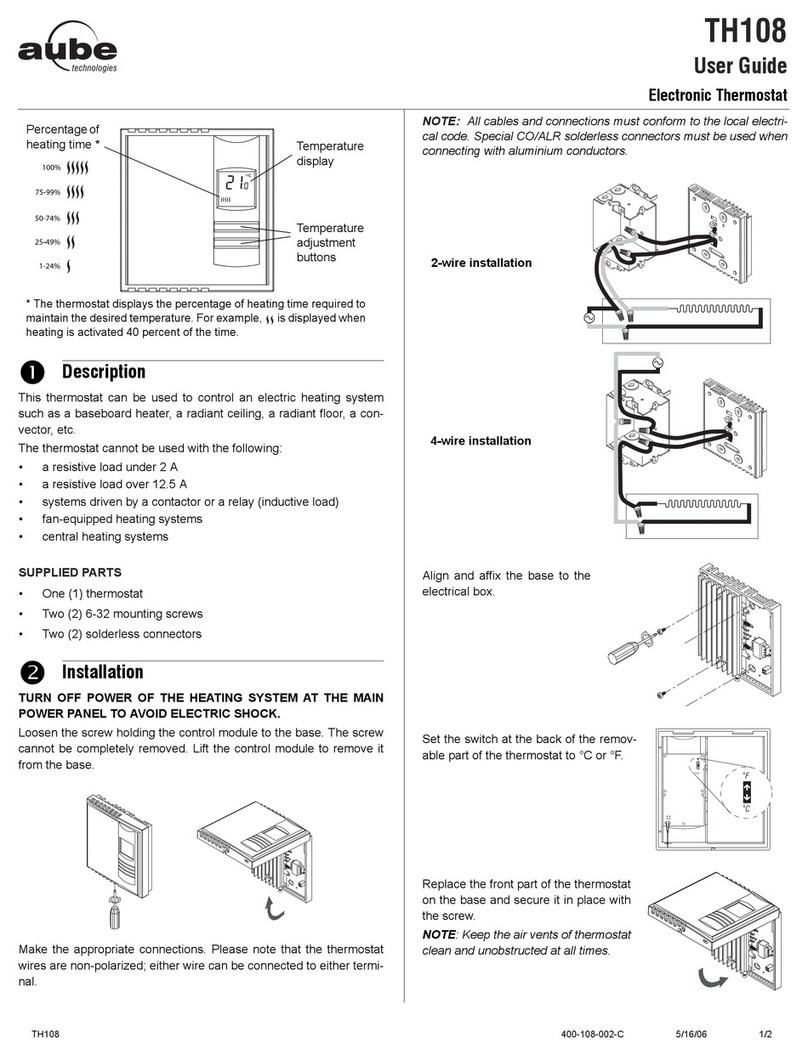 Aube Technologies TH108 User manual