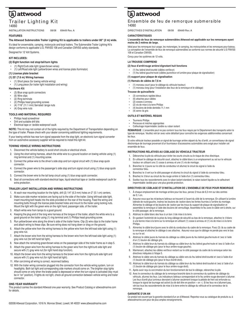 Attwood 14060 User manual