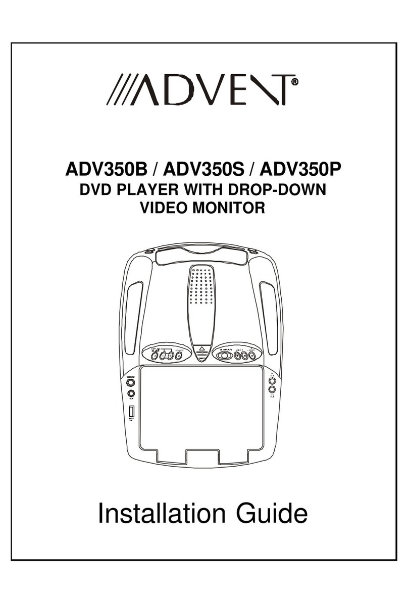 Advent ADV350B User manual