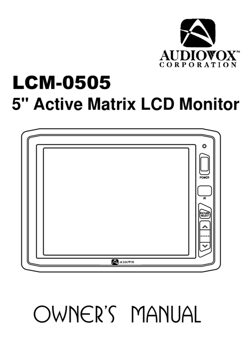 Audiovox LCM-0505 User manual
