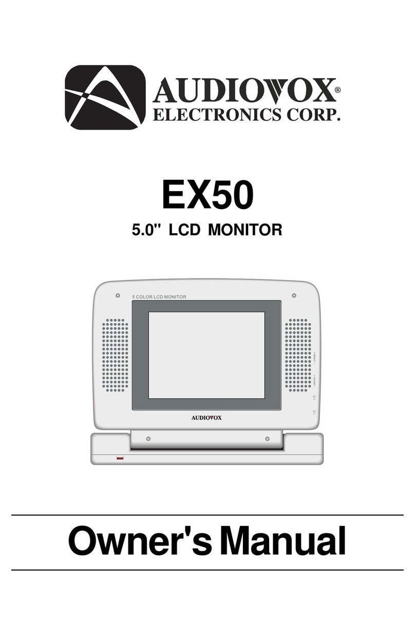 Audiovox EX50 User manual