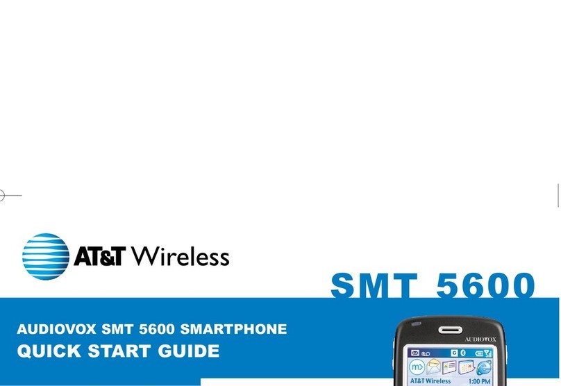 Audiovox SMT 5600 User manual