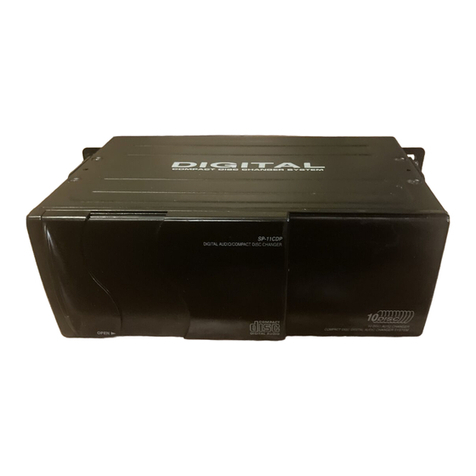 Audiovox Prestige SP-11CDP User manual