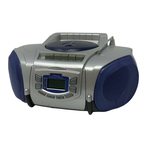 Audiovox Portable MP3 CD Player User manual