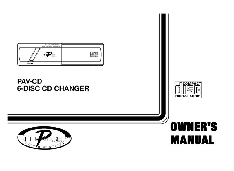 Audiovox PAV-CD owner's manual