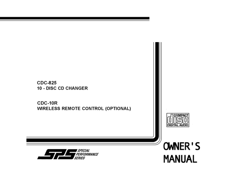 Audiovox CDC-10R User manual