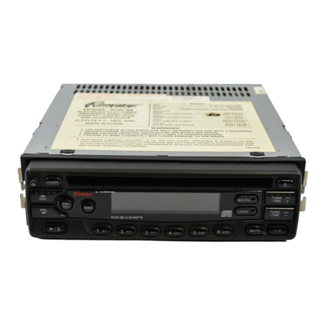 Audiovox Rampage ACD-25 Programming manual
