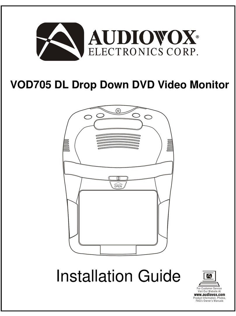 Audiovox VOD705 User manual