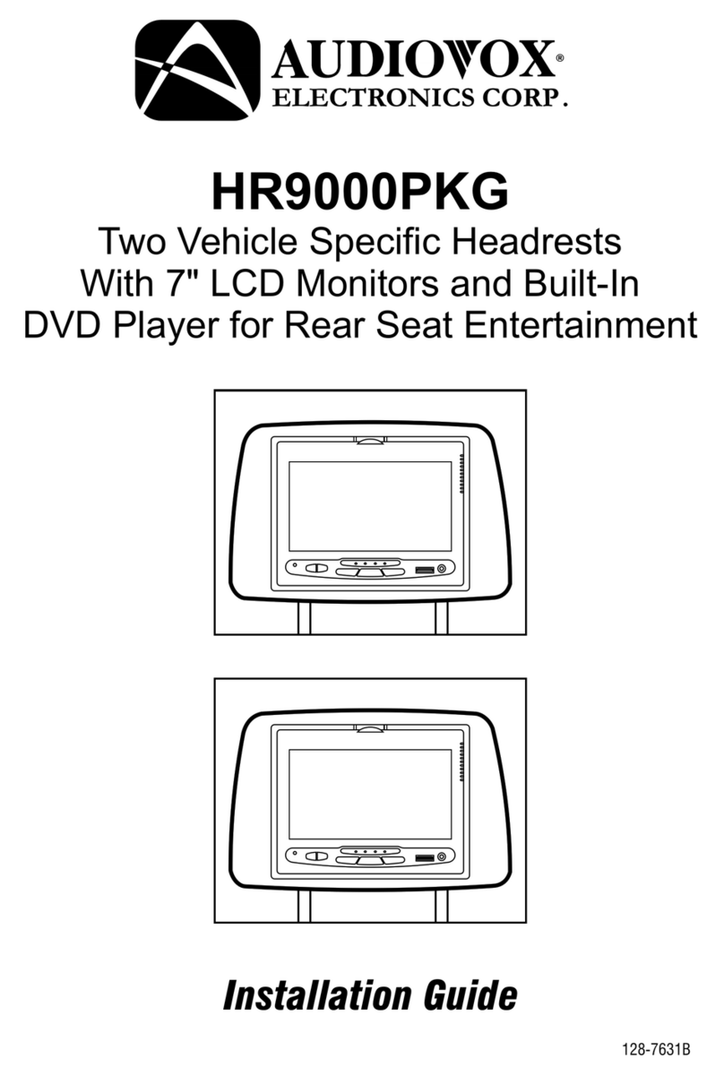 Audiovox HR9000PKG installation guide