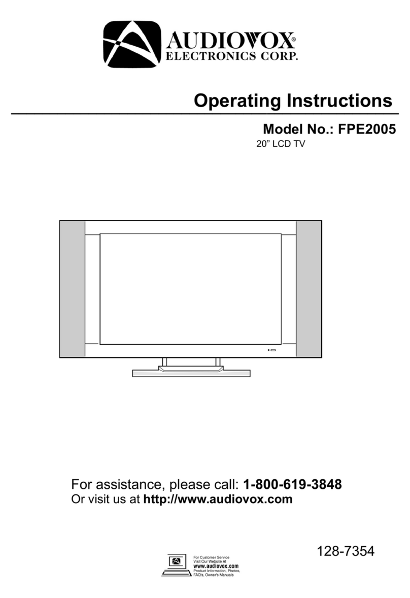 Audiovox FPE2705 User manual