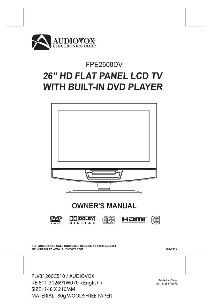 Audiovox FPE2608DV User manual Audiovox FPE2608DV User manual