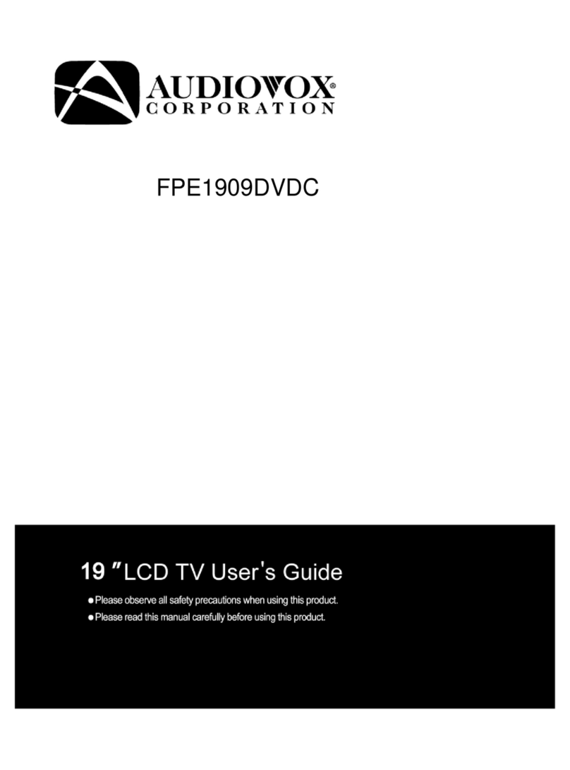 Audiovox FPE1909DVDC User manual