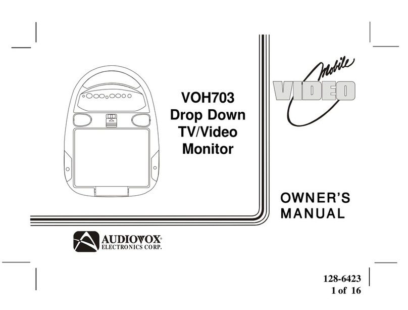 Audiovox VOH703 owner's manual