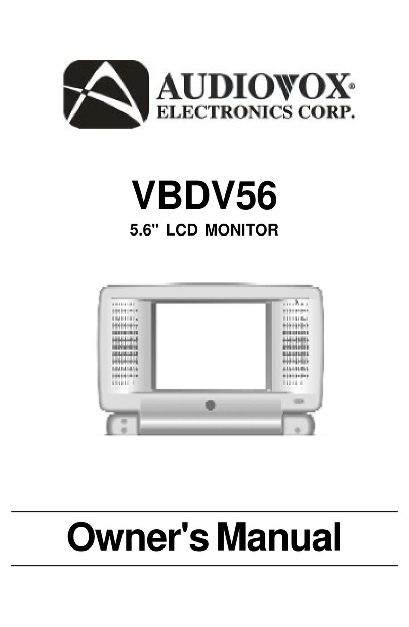 Audiovox VBDV56 User manual