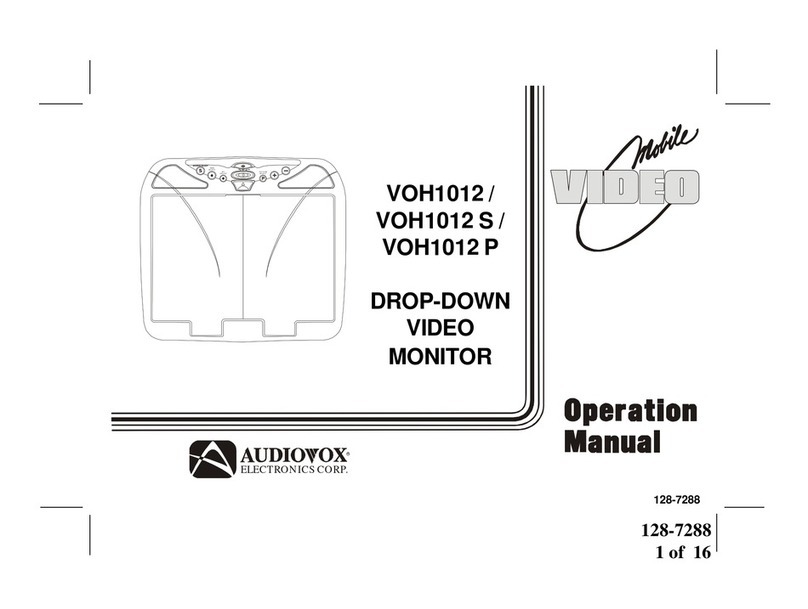 Audiovox VOH1012 S User manual