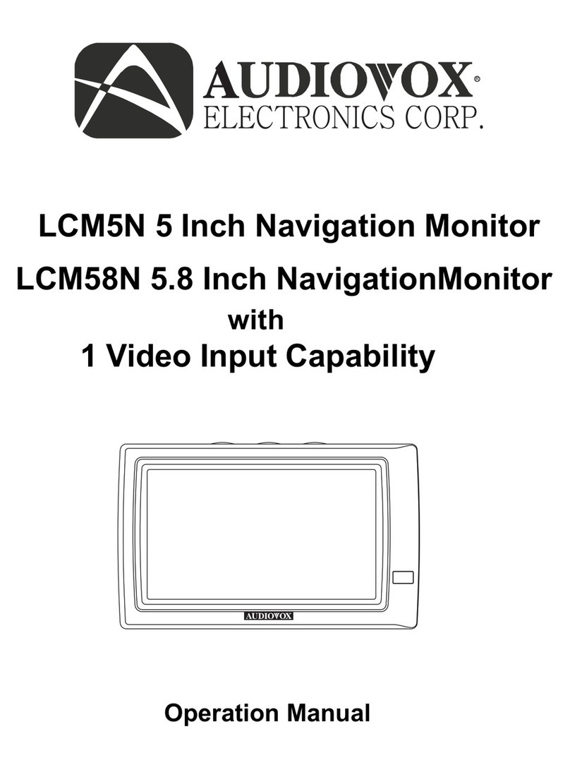 Audiovox LCM58N User manual