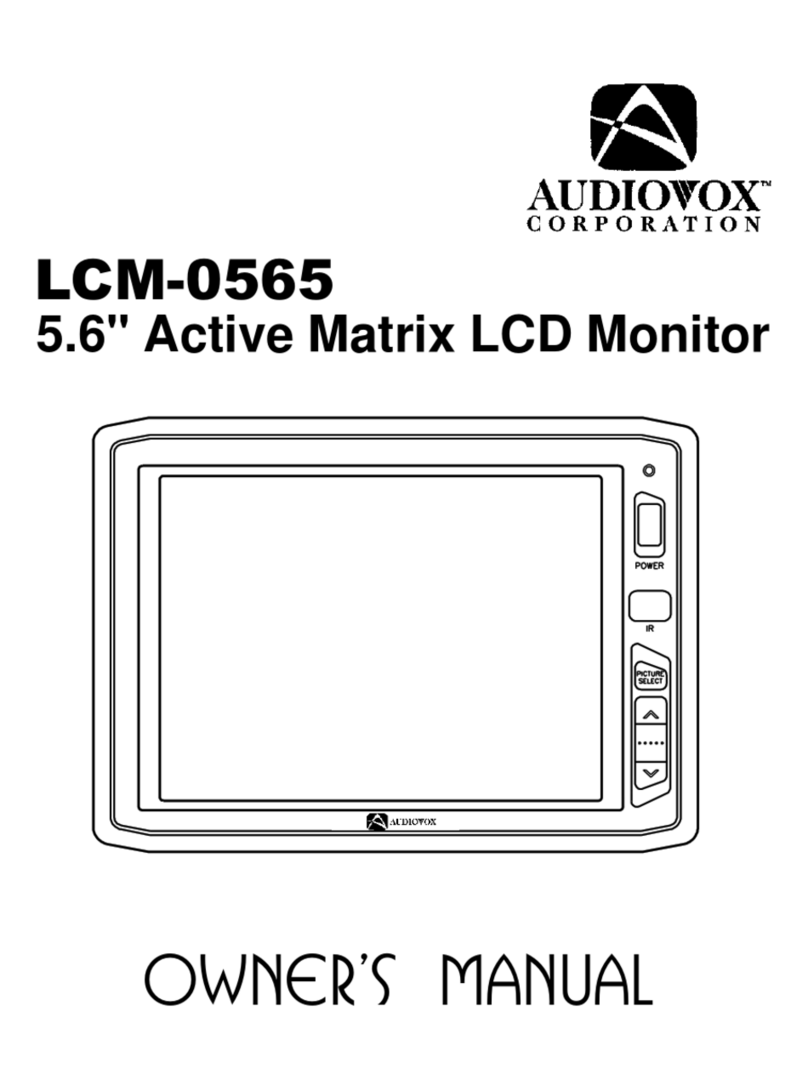 Audiovox LCM-0565 User manual