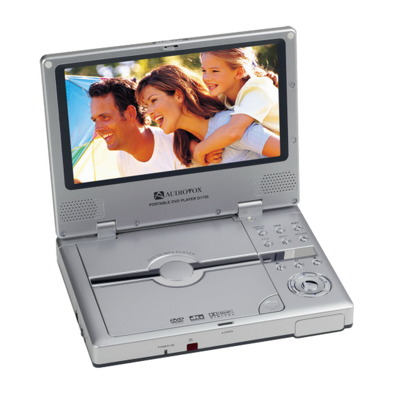 Audiovox D1730 User manual