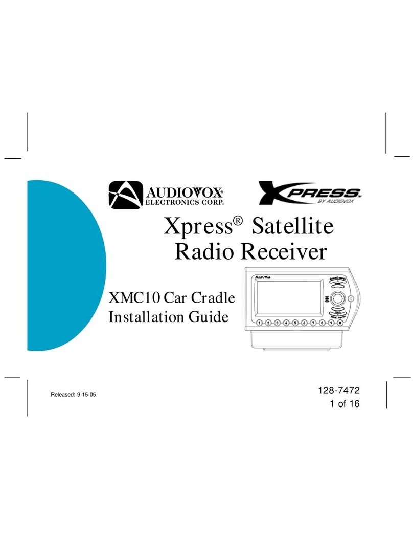 Audiovox Xpress XMC10 User manual