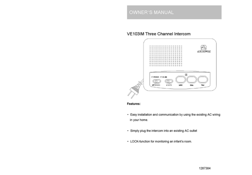 Audiovox VE103IM User manual