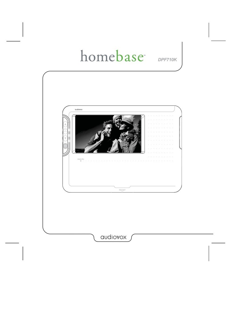 Audiovox HOMEBASE DPF710K user manual