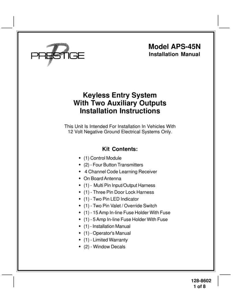 Audiovox Prestige 128-8602 User manual