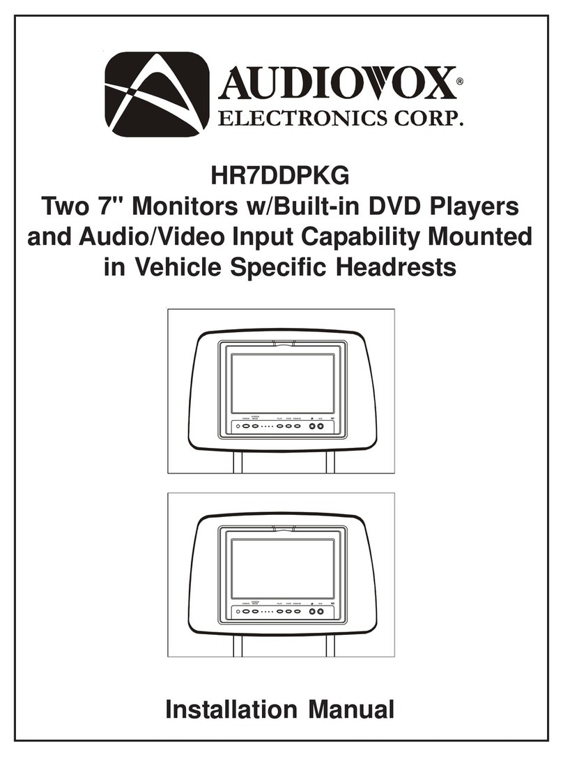 Audiovox HR7DD PKG User manual
