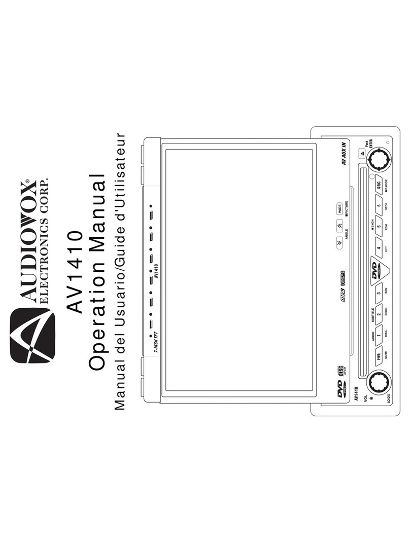 Audiovox AV1410 User manual