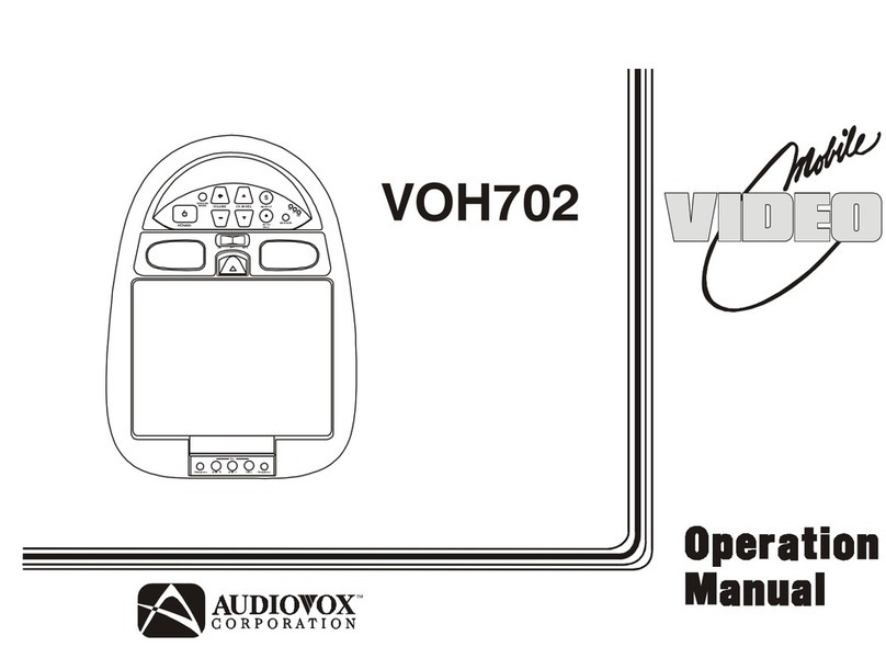 Audiovox VOH702 User manual