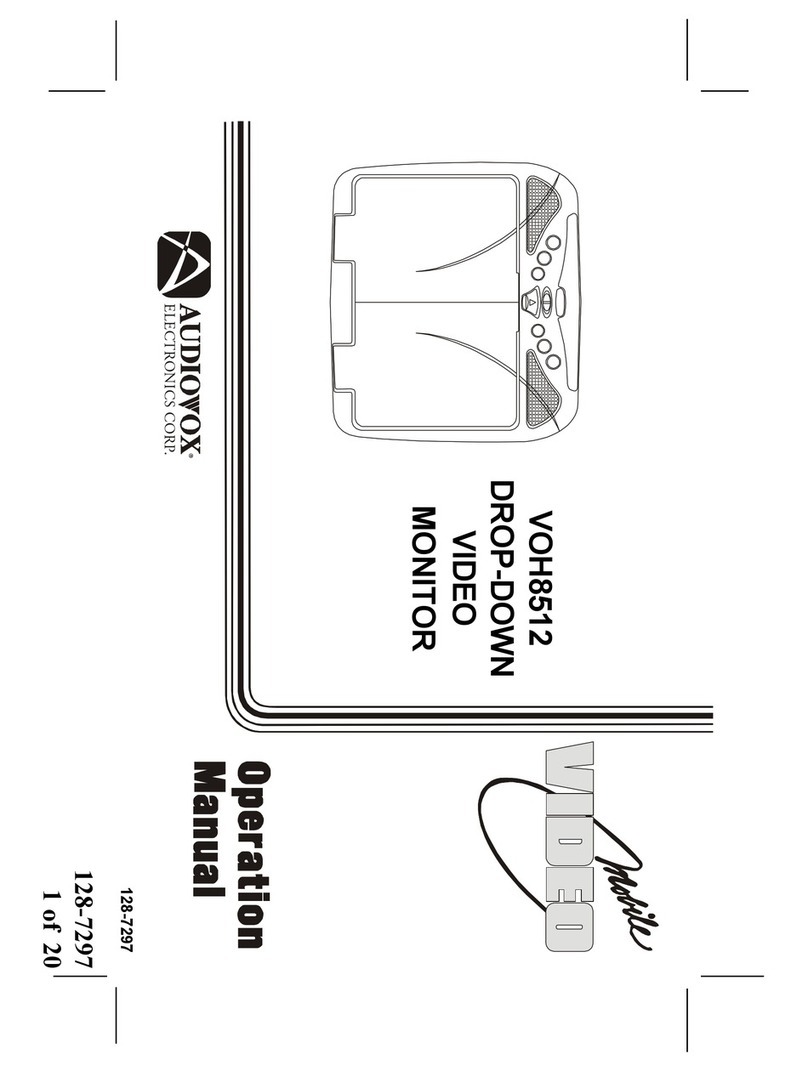 Audiovox VOH8512 User manual