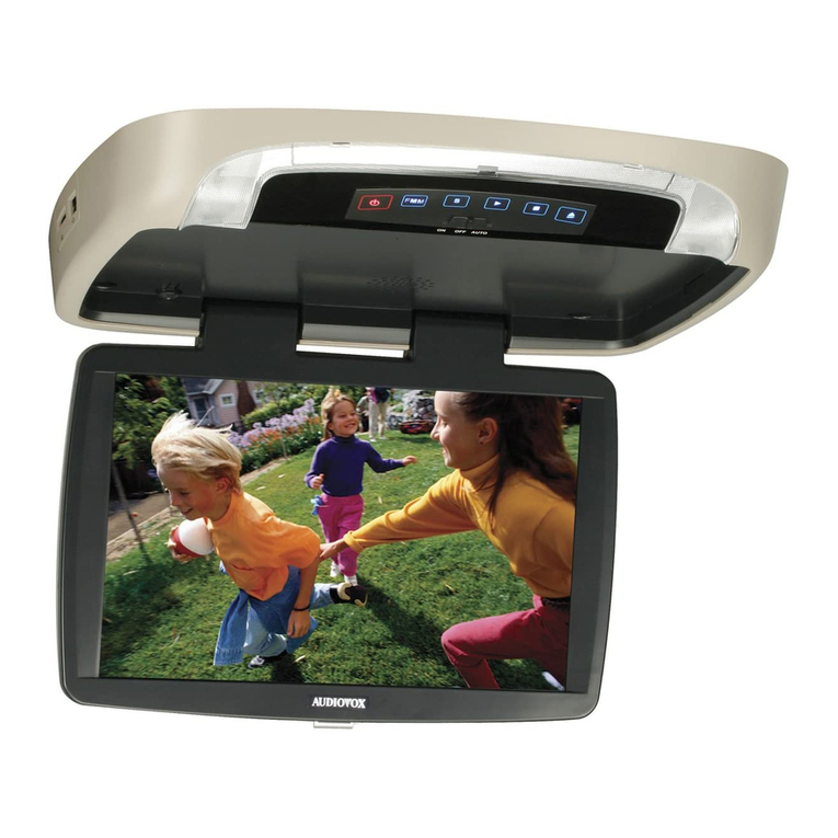 Audiovox Mobile Video 128-8607 User manual