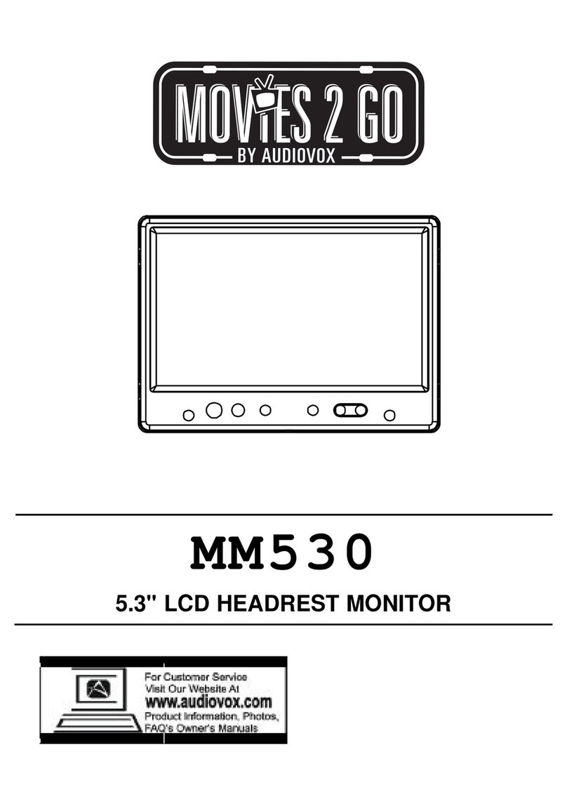 Audiovox MM530 User manual