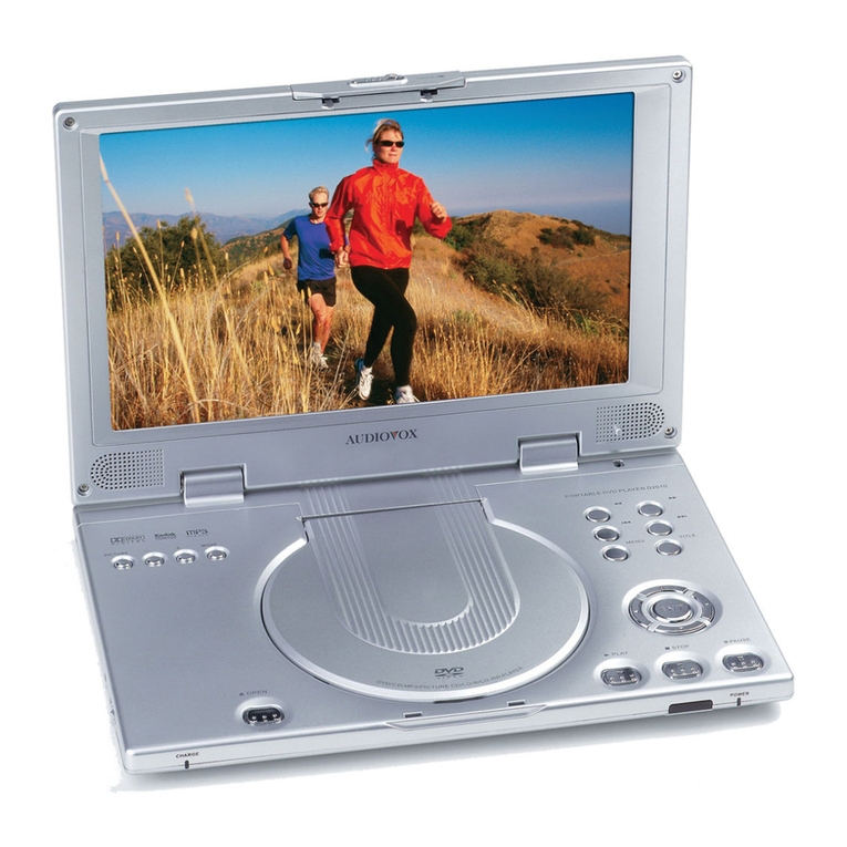 Audiovox D2011 User manual Audiovox D2011 User manual