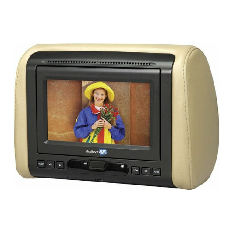Audiovox Movies2Go AVXMTGHR1D User manual
