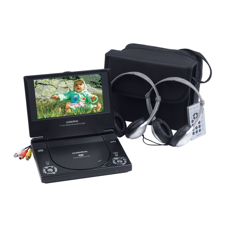Audiovox D1788PK owner's manual