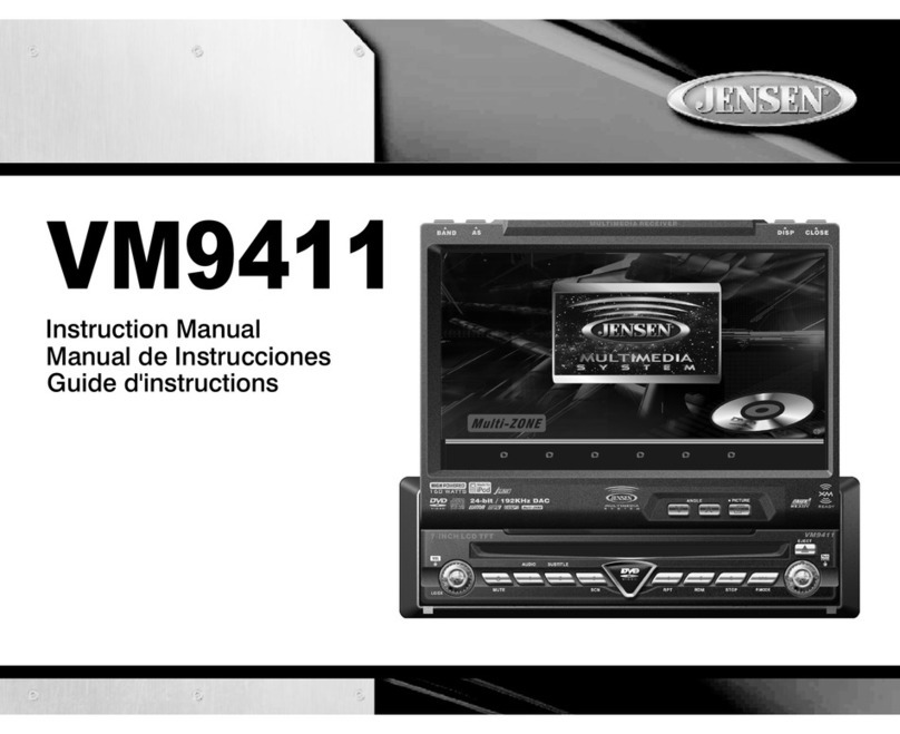 Jensen VM9411 User manual