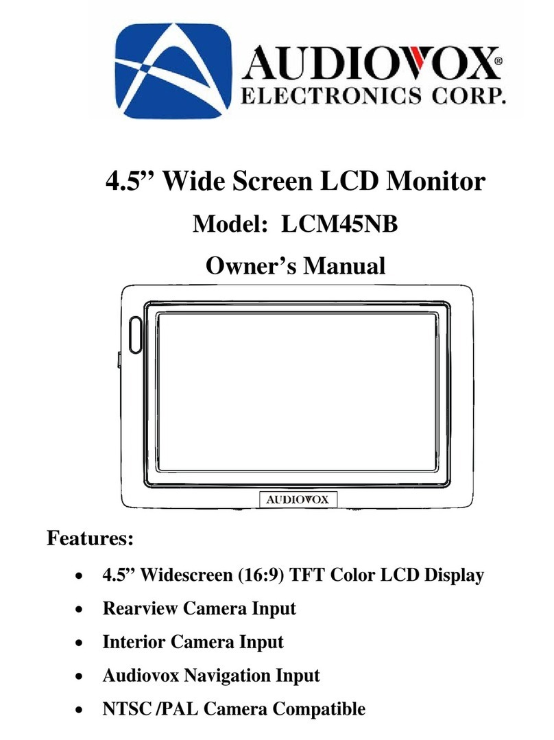 Audiovox LCM45NB User manual