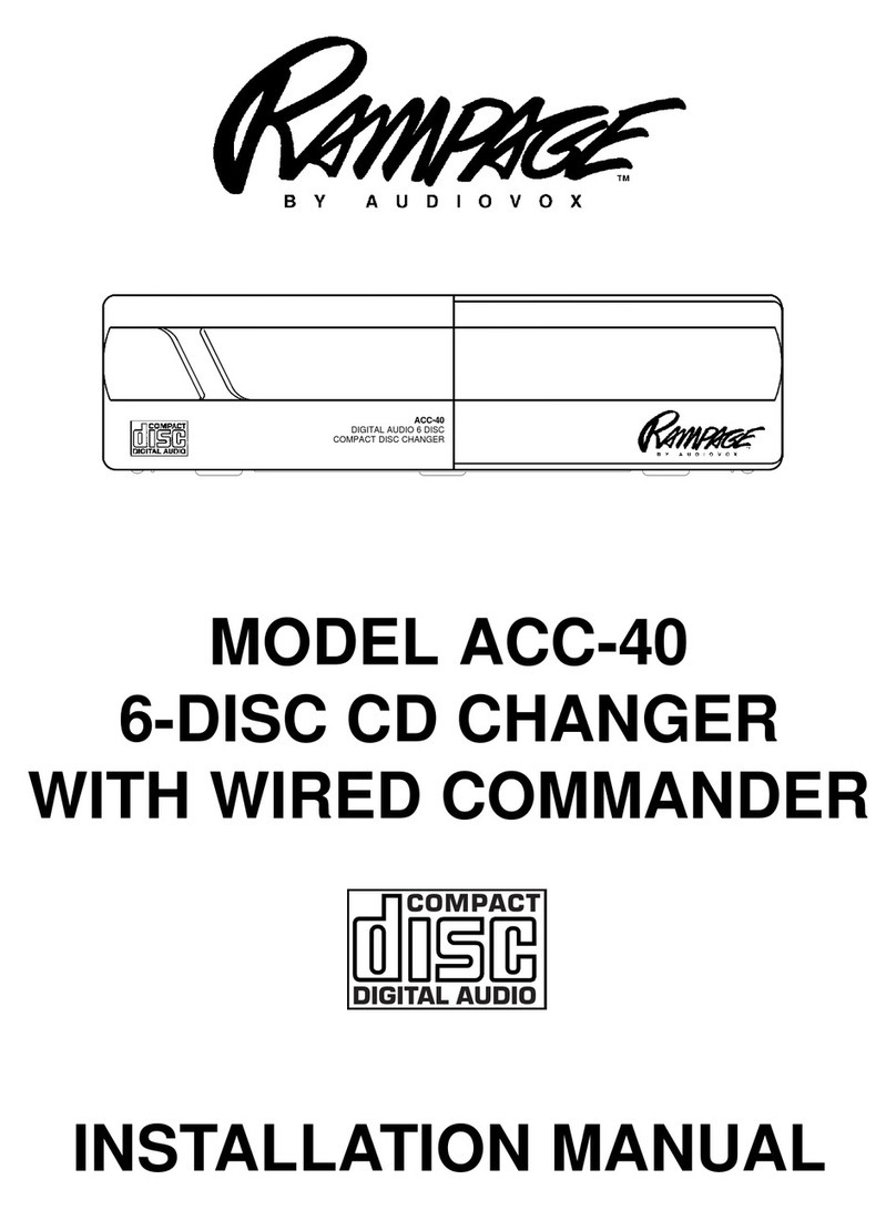 Audiovox ACC-40 User manual