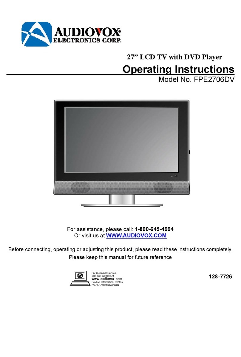Audiovox FPE2706DV User manual