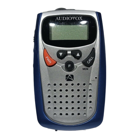 Audiovox FR-560FM User manual
