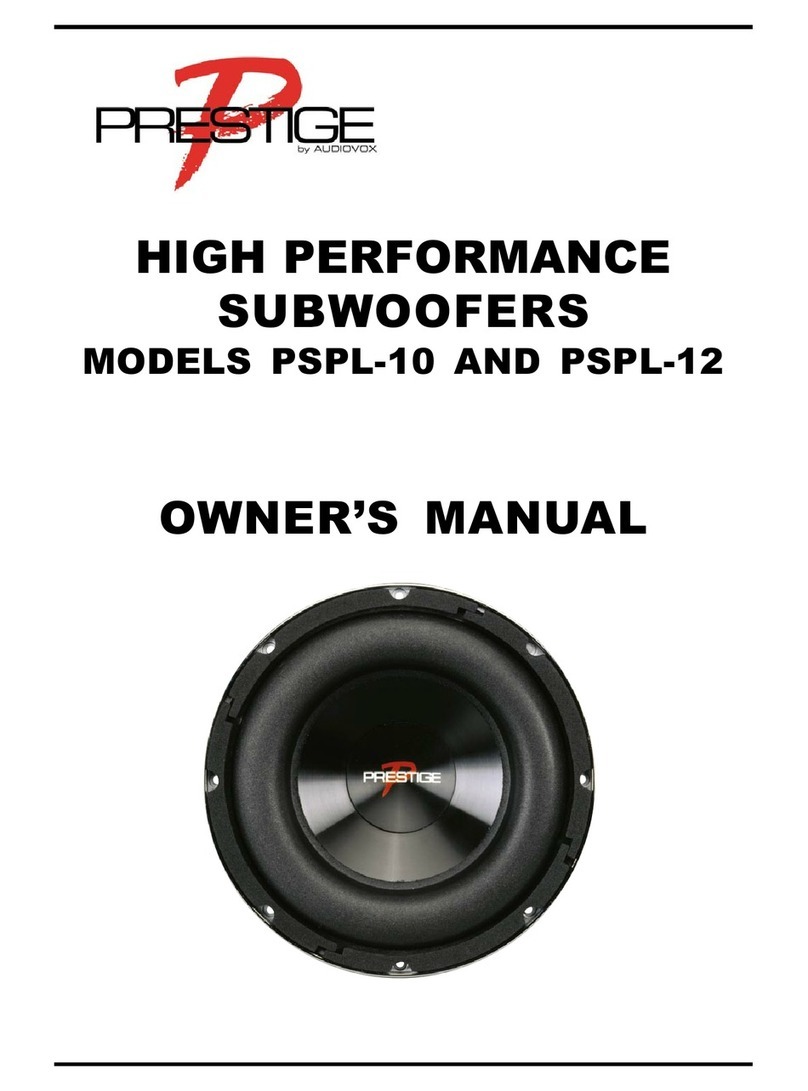 Audiovox Rampage ACD-12 User manual