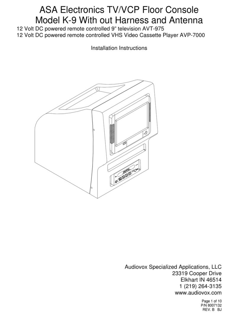 ASA Electronics K-9 installation instructions