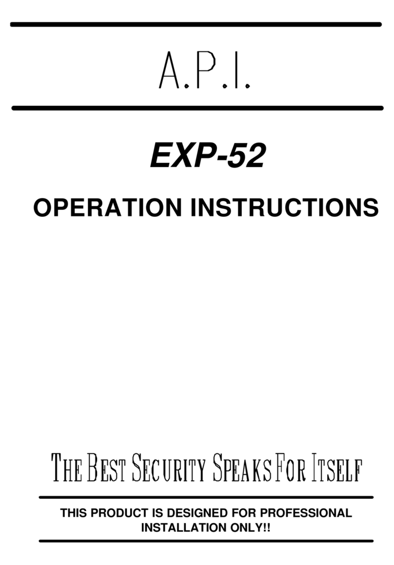Auto Page A.P.I. EXP-52 User manual