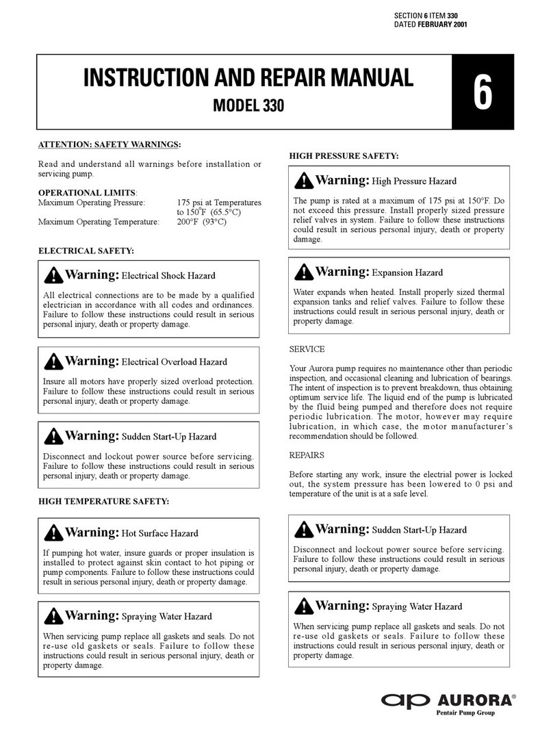Aurora 330 Instruction and repair manual