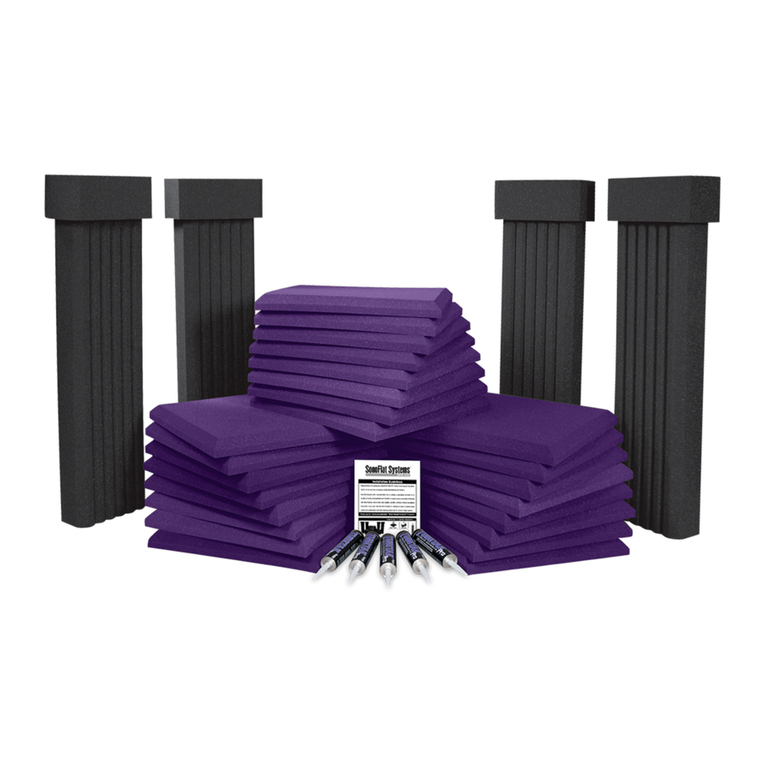 Auralex Acoustics SonoFlat System SFS-112 Installation guidelines